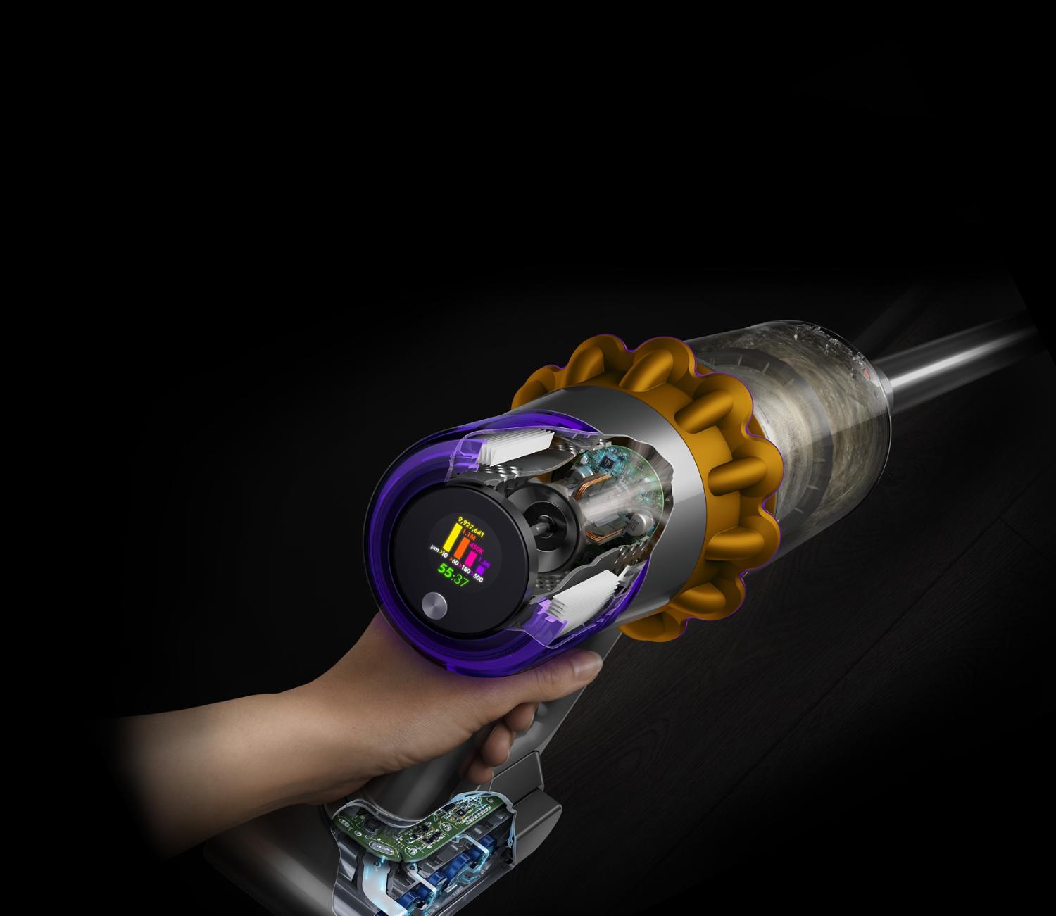 Cutaway image of the Dyson Hyperdymium motor